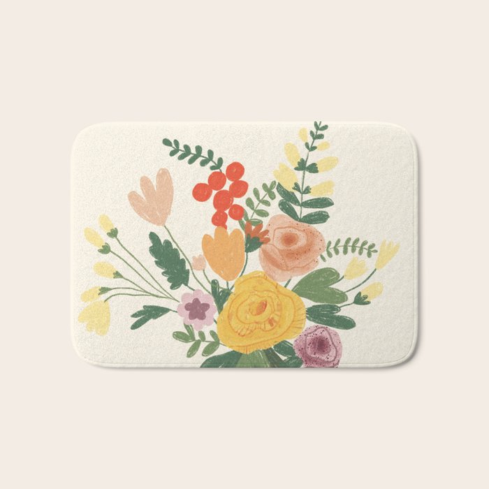 My flowers Bath Mat Gallery Image 1