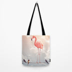 FLAMINGO & FRIENDS Tote Bag Gallery Image 2