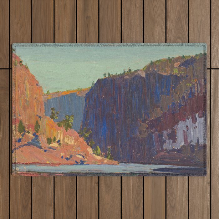 Tom Thomson Petawawa Gorges Canadian Landscape Artist Outdoor Rug Gallery Image 1
