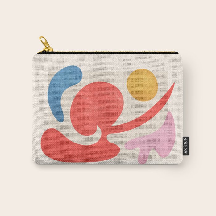 Abstract Shapes: Matisse Paper Cutouts III Carry All Pouch Gallery Image 1