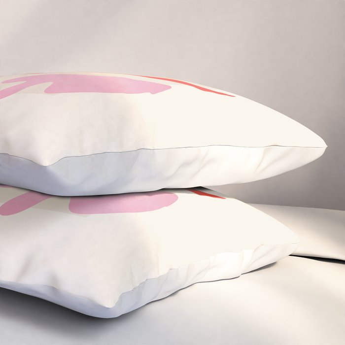Abstract Shapes: Matisse Paper Cutouts III Pillow Sham Gallery Image 3
