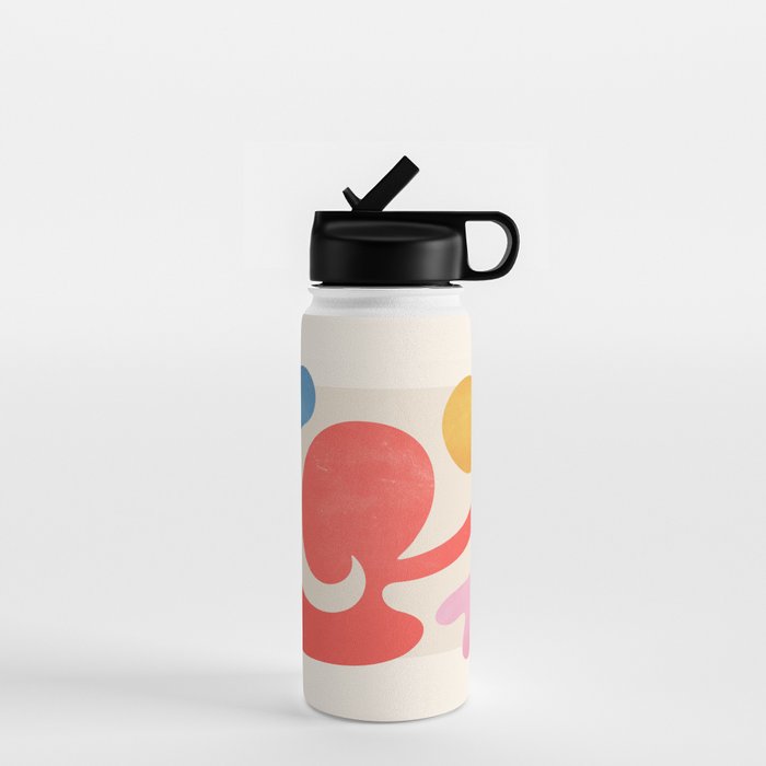 Abstract Shapes: Matisse Paper Cutouts III Water Bottle Gallery Image 1