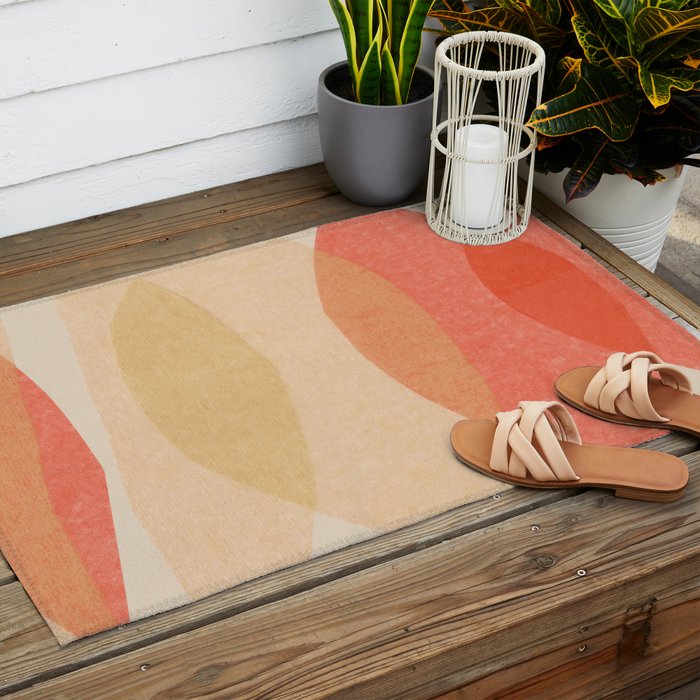 Petals #6 Outdoor Rug Gallery Image 2