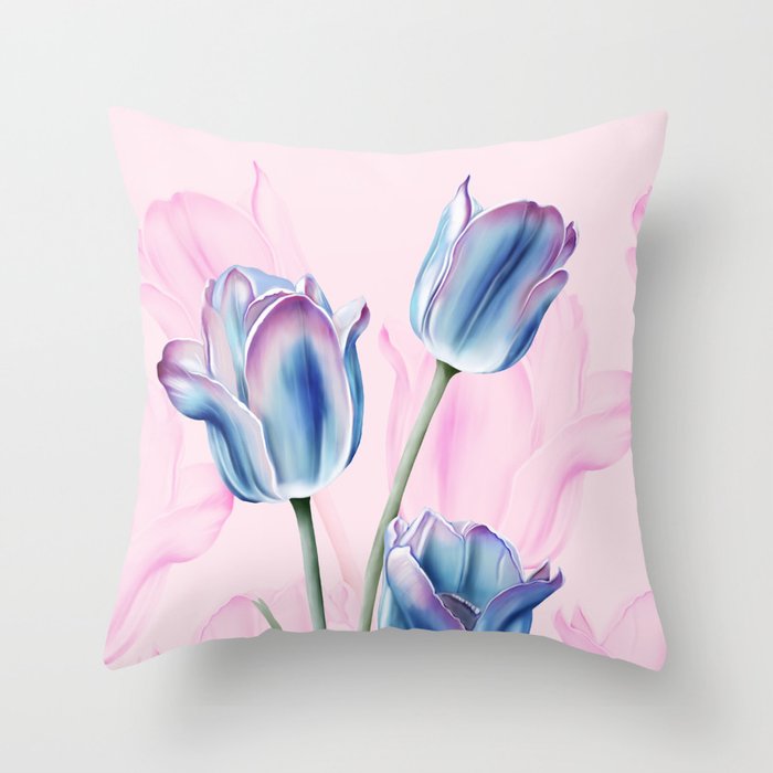 Spring Tulip Whispers Throw Pillow Gallery Image 6