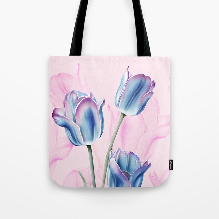 Spring Tulip Whispers Tote Bag Gallery Image 1
