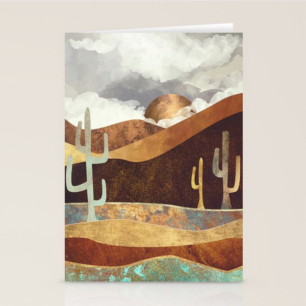 Patina Desert Stationery Card Gallery Image 1