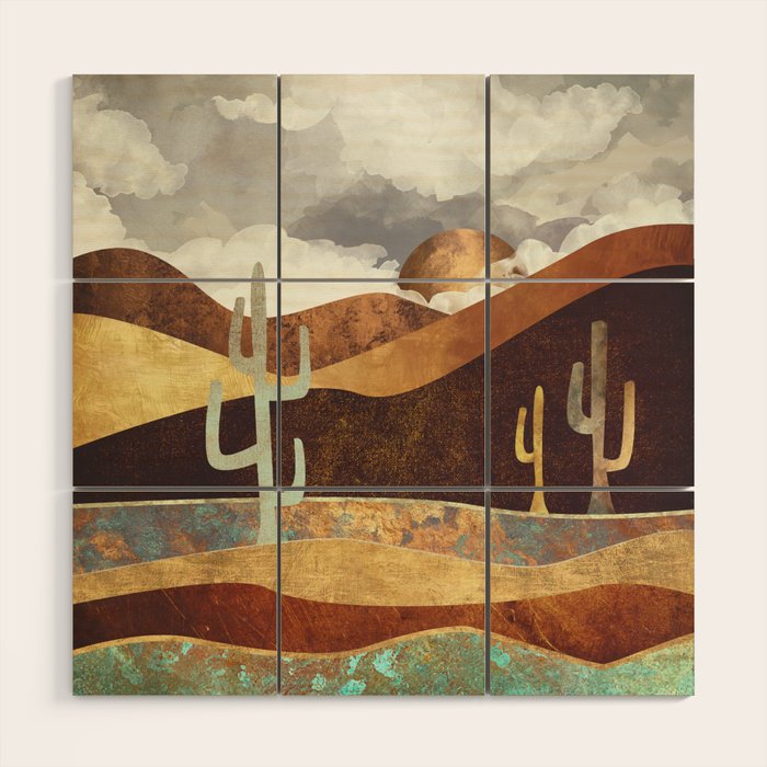 Patina Desert Wood Wall Art Gallery Image 1