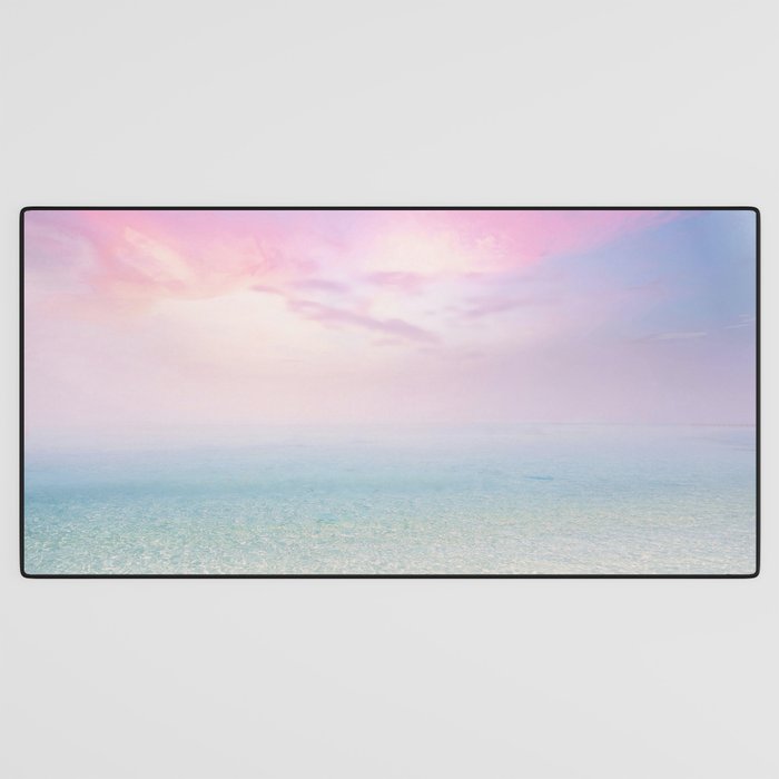 Pink Sunset, Ocean Art Desk Mat Gallery Image 3