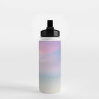 Pink Sunset, Ocean Art Water Bottle Gallery Image 2