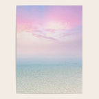 Pink Sunset, Ocean Art Poster Gallery Image 4