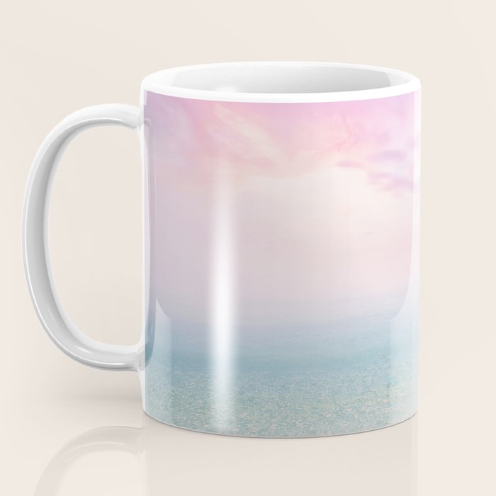 Pink Sunset, Ocean Art Coffee Mug Gallery Image 3