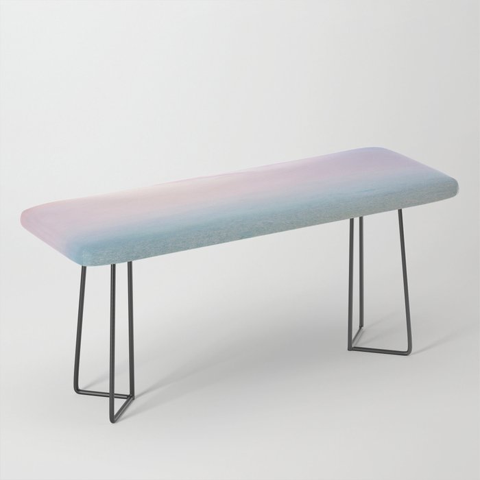 Pink Sunset, Ocean Art Bench Gallery Image 1
