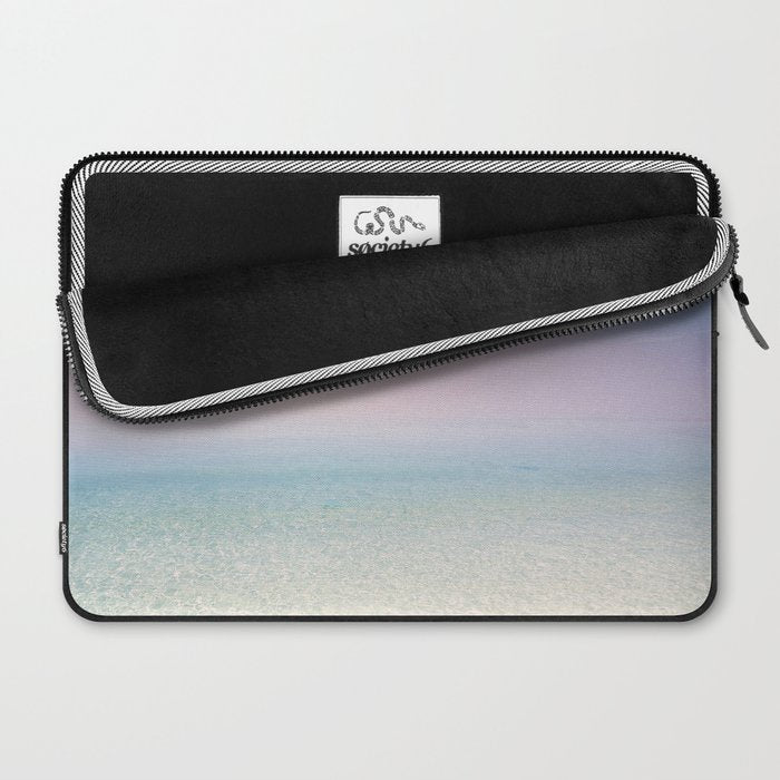 Pink Sunset, Ocean Art Laptop Sleeve Gallery Image 2