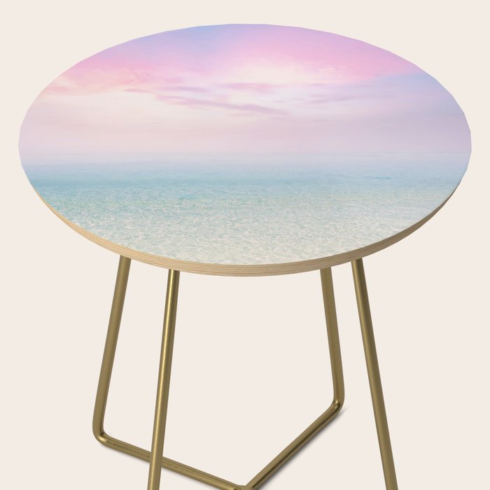 Pink Sunset, Ocean Art Side Table Gallery Image 2