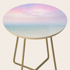 Pink Sunset, Ocean Art Side Table Gallery Image 2