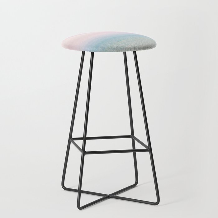 Pink Sunset, Ocean Art Stool Gallery Image 1