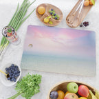 Pink Sunset, Ocean Art Cutting Board Gallery Image 2