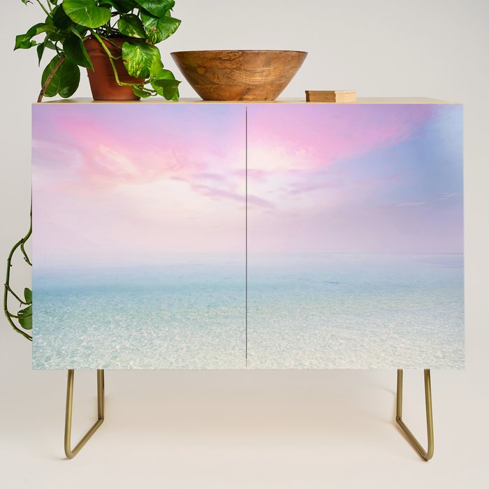 Pink Sunset, Ocean Art Credenza Gallery Image 1