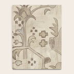 Vintage Woven Neutral Beige and Umber Notebook Gallery Image 4