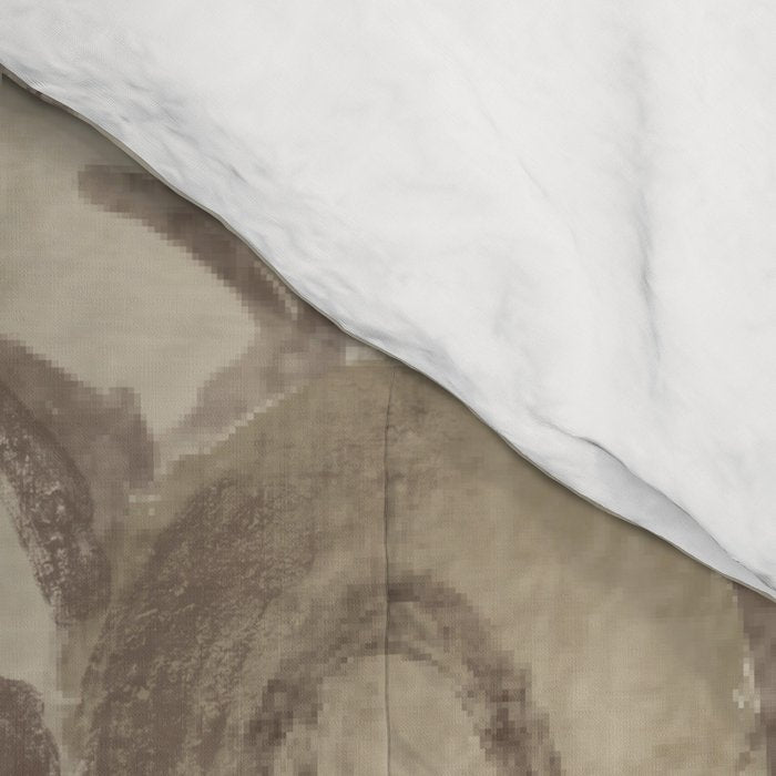 Vintage Woven Neutral Beige and Umber Comforter Gallery Image 4