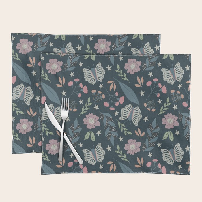 Night Floral  Placemat Gallery Image 1