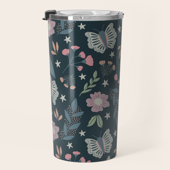 Night Floral  Travel Mug Gallery Image 3