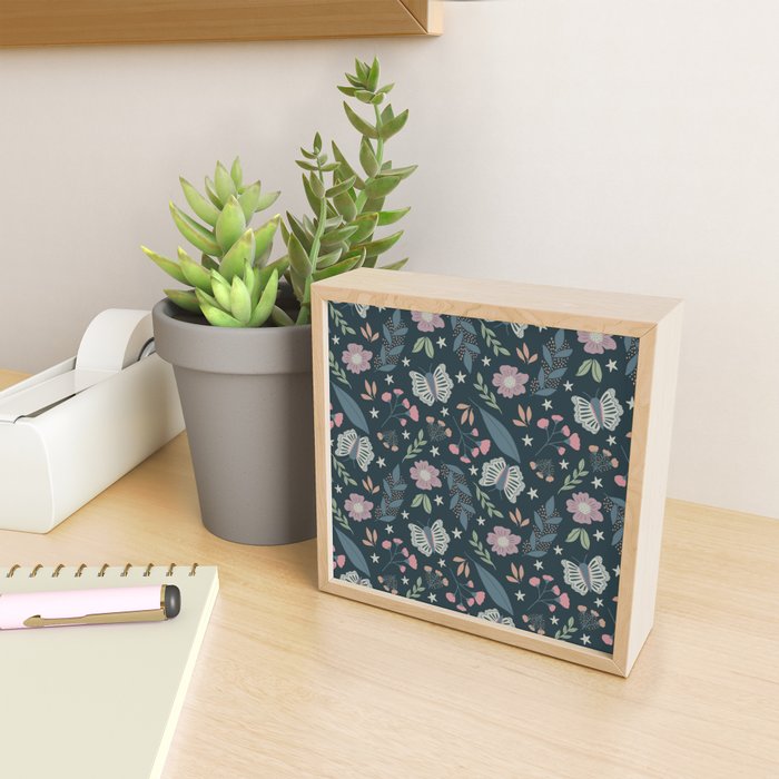 Night Floral  Mini Art Print Gallery Image 2