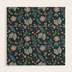 Night Floral  Wood Wall Art Gallery Image 1