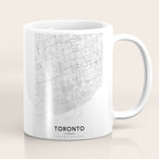 Toronto Map, Art Print By LandSartprints Coffee Mug Gallery Image 1