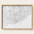 Toronto Map, Art Print By LandSartprints Serving Tray Gallery Image 1