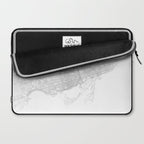 Toronto Map, Art Print By LandSartprints Laptop Sleeve Gallery Image 2
