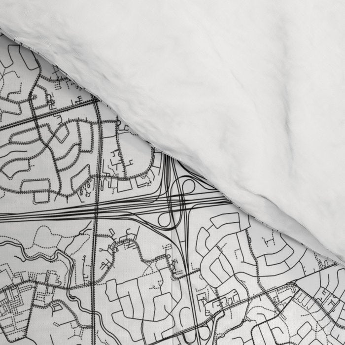 Toronto Map, Art Print By LandSartprints Comforter Gallery Image 4