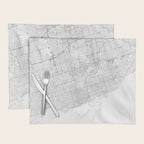 Toronto Map, Art Print By LandSartprints Placemat Gallery Image 1