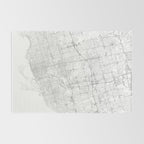 Toronto Map, Art Print By LandSartprints Rug Gallery Image 2