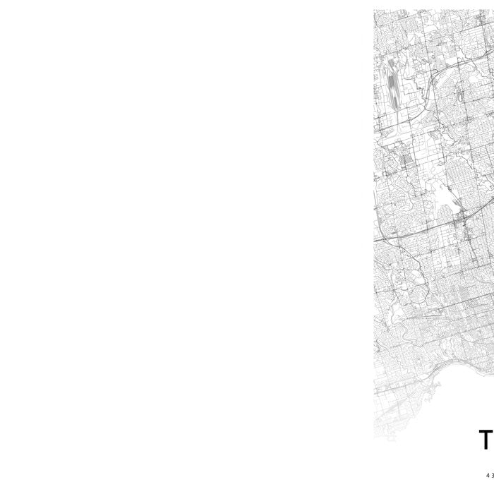 Toronto Map, Art Print By LandSartprints Coffee Mug Gallery Image 2