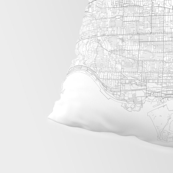 Toronto Map, Art Print By LandSartprints Pillow Sham Gallery Image 4