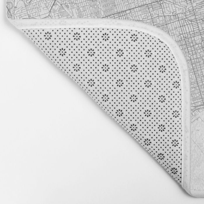 Toronto Map, Art Print By LandSartprints Bath Mat Gallery Image 2