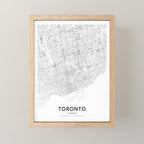 Toronto Map, Art Print By LandSartprints Mini Art Print Gallery Image 1