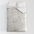 Toronto Map, Art Print By LandSartprints Comforter Gallery Image 6