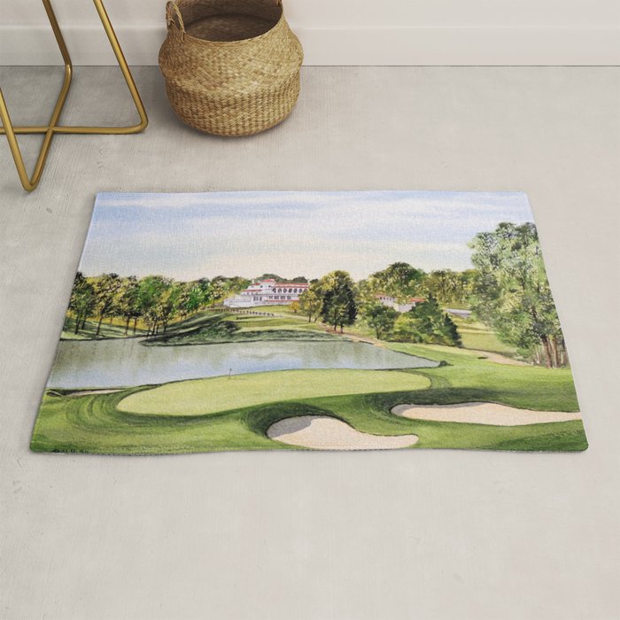 Congressional Golf Course 10th Hole Rug Gallery Image 1