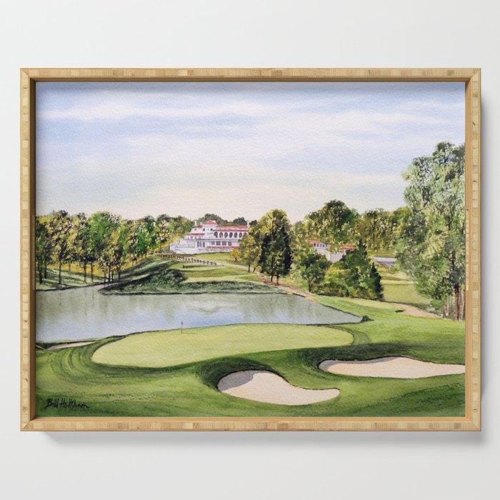 Congressional Golf Course 10th Hole Serving Tray