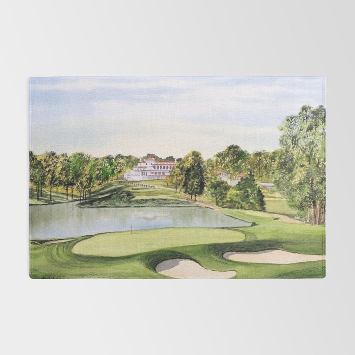 Congressional Golf Course 10th Hole Rug Gallery Image 2
