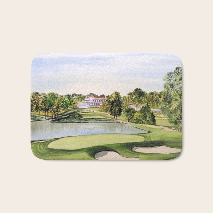 Congressional Golf Course 10th Hole Bath Mat Gallery Image 1