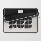 Mid-Century Modern No.35 - Woodblock Print Laptop Sleeve Gallery Image 2