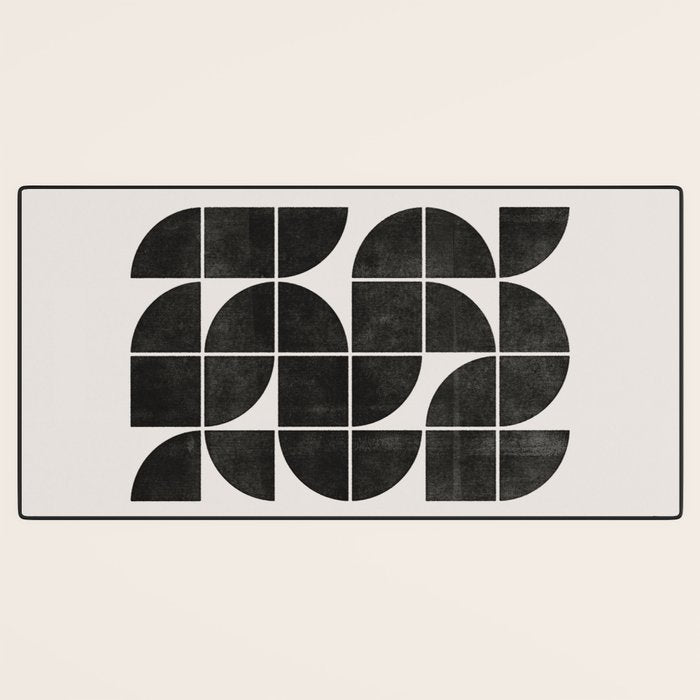 Mid-Century Modern No.35 - Woodblock Print Desk Mat Gallery Image 3