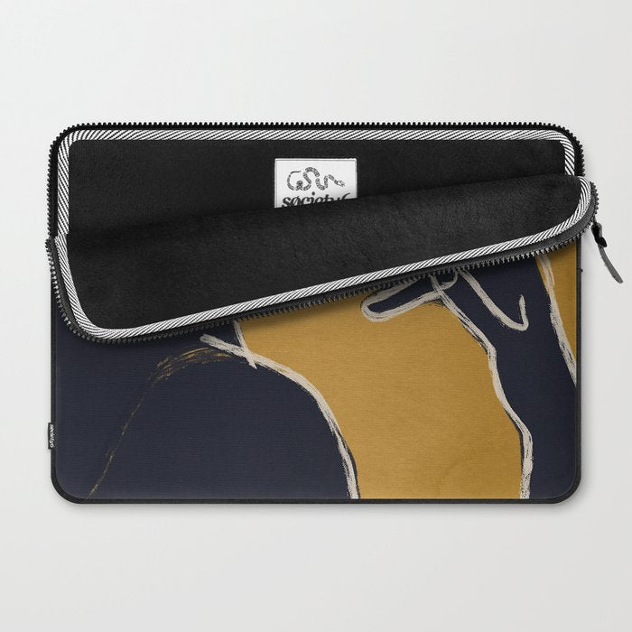 Minimal Abstract Art Woman Portrait 2 Laptop Sleeve Gallery Image 2