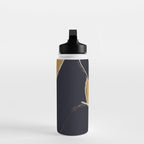 Minimal Abstract Art Woman Portrait 2 Water Bottle Gallery Image 3