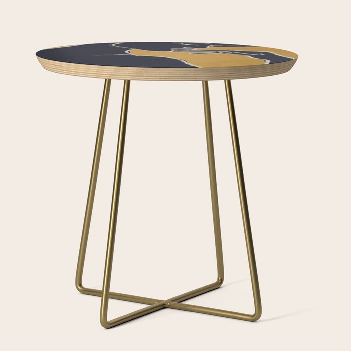 Minimal Abstract Art Woman Portrait 2 Side Table Gallery Image 1