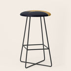 Minimal Abstract Art Woman Portrait 2 Stool Gallery Image 1