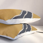 Minimal Abstract Art Woman Portrait 2 Pillow Sham Gallery Image 3